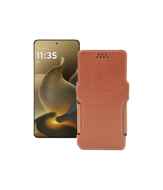 Чохол-книжка з екошкіри для телефону Motorola Signature