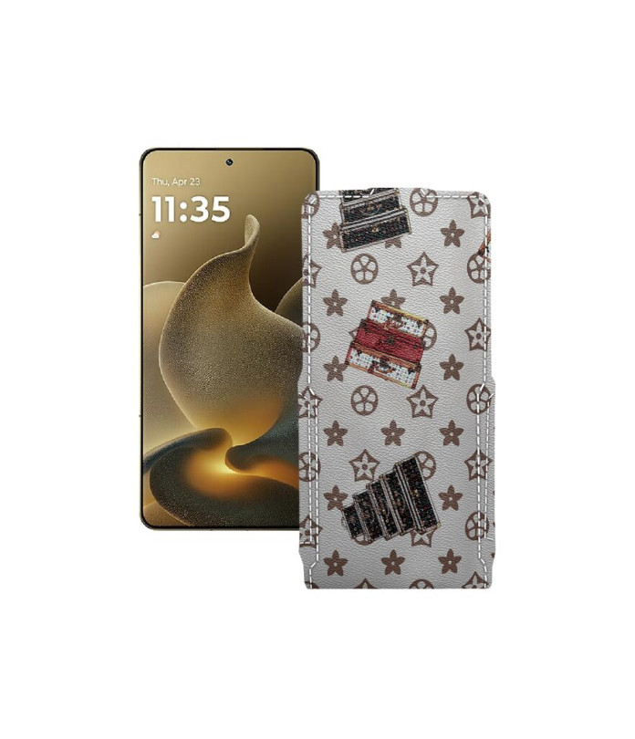 Чохол-флип з екошкіри для телефону Motorola Signature