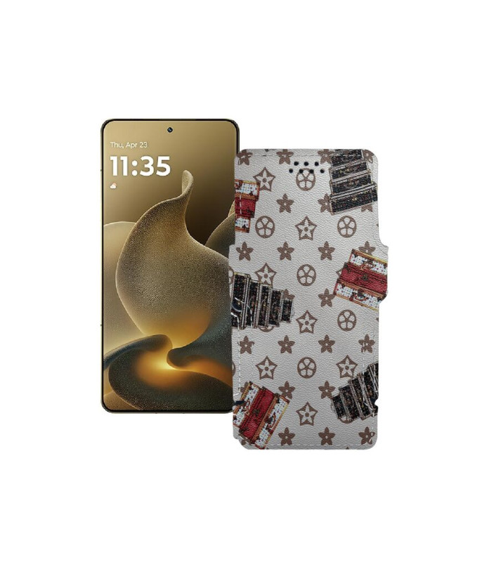 Чохол-книжка з екошкіри для телефону Motorola Signature