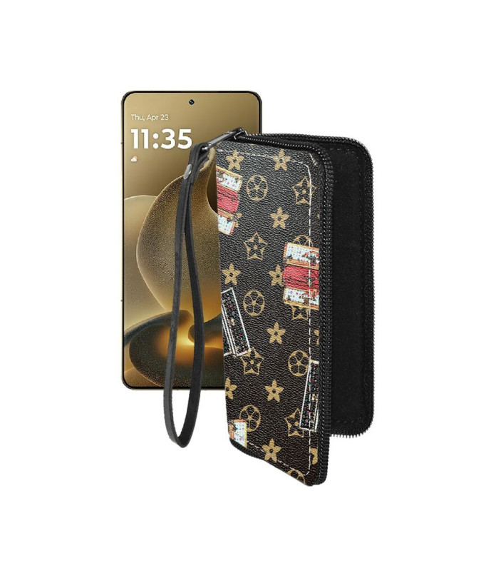 Чохол-гаманець з екошкіри для телефону Motorola Signature