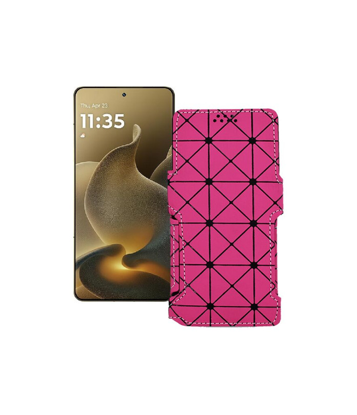 Чохол-книжка з екошкіри для телефону Motorola Signature