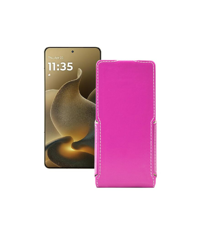 Чохол-флип з екошкіри для телефону Motorola Signature