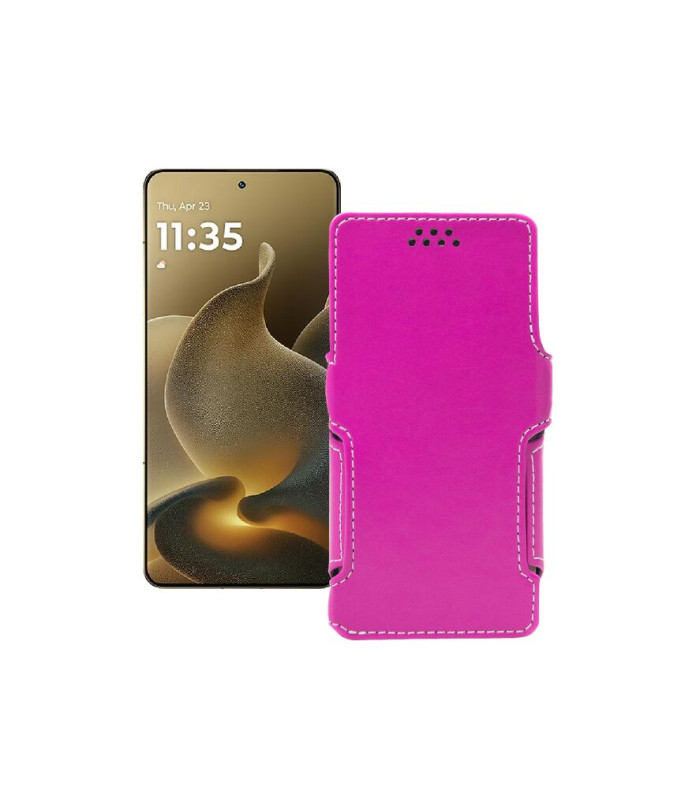 Чохол-книжка з екошкіри для телефону Motorola Signature