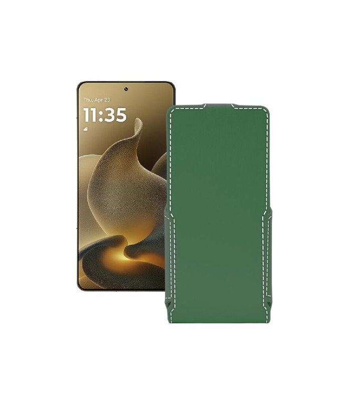 Чохол-флип з екошкіри для телефону Motorola Signature