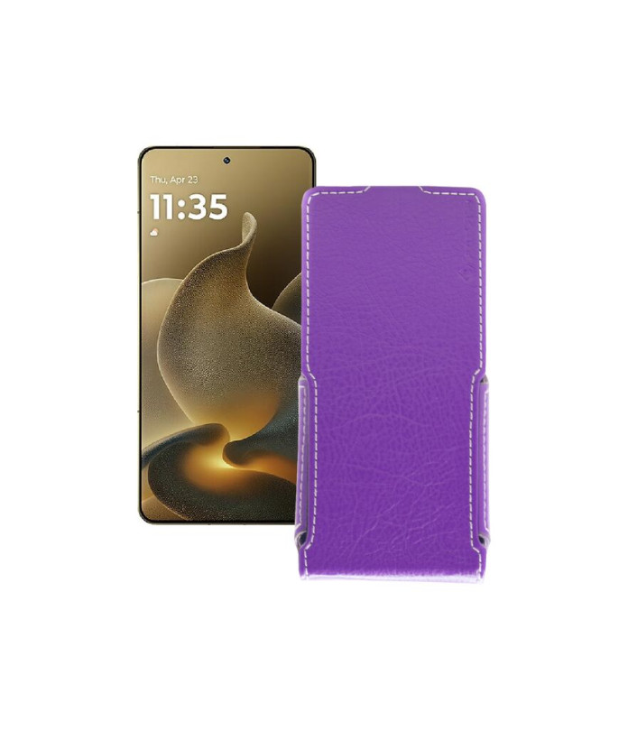 Чохол-флип з екошкіри для телефону Motorola Signature