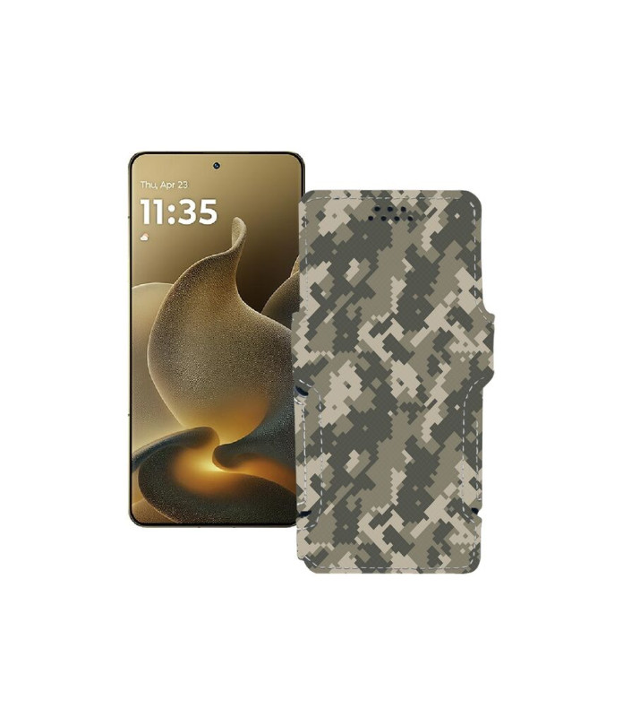 Чохол-книжка з екошкіри для телефону Motorola Signature