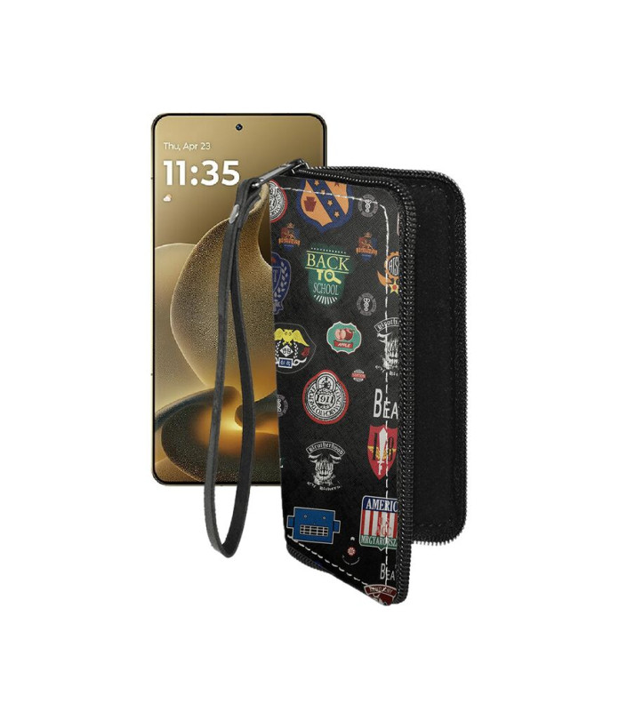 Чохол-гаманець з екошкіри для телефону Motorola Signature