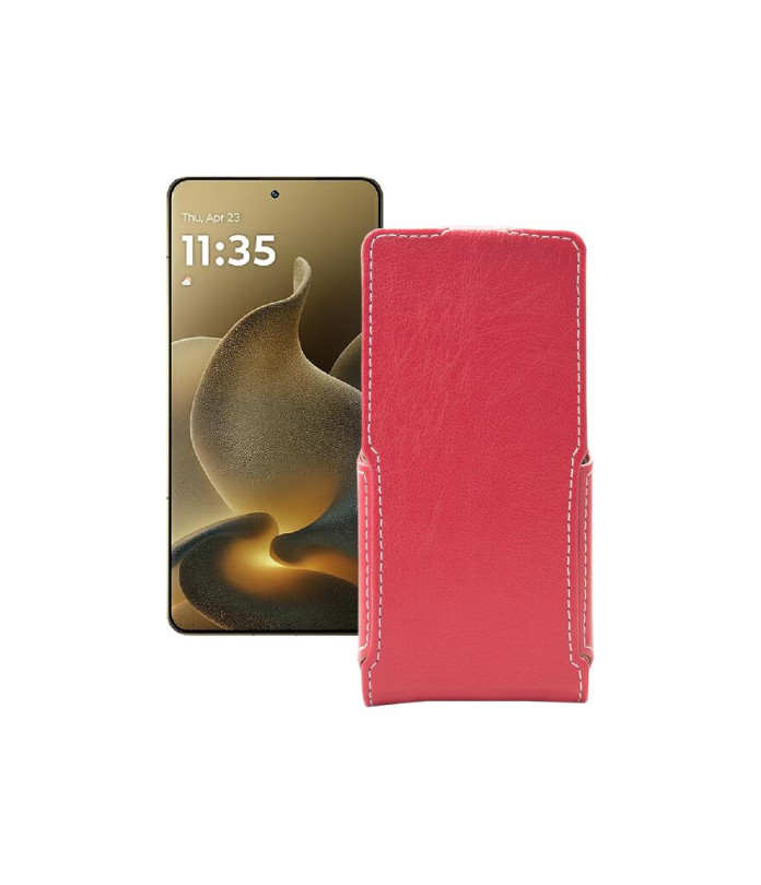 Чохол-флип з екошкіри для телефону Motorola Signature