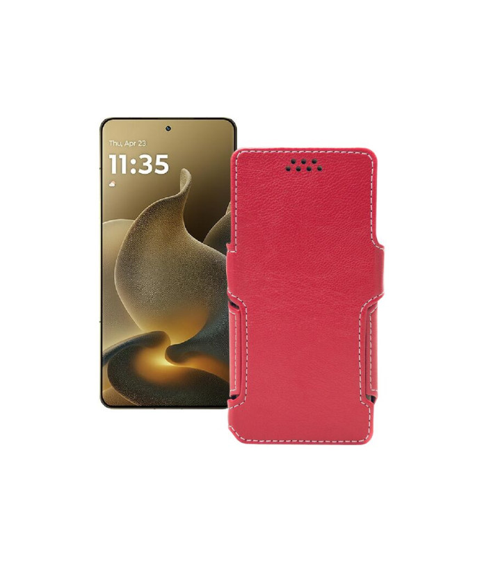 Чохол-книжка з екошкіри для телефону Motorola Signature