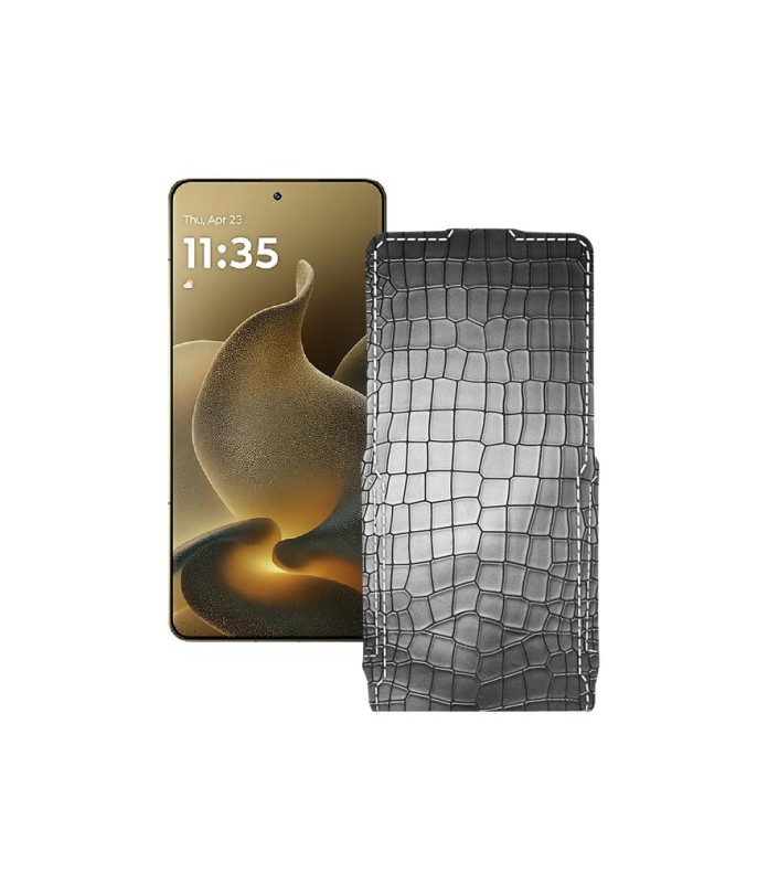 Чохол-флип з екошкіри для телефону Motorola Signature