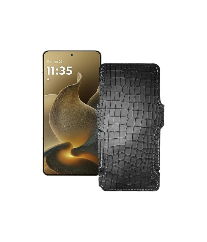 Чохол-книжка з екошкіри для телефону Motorola Signature