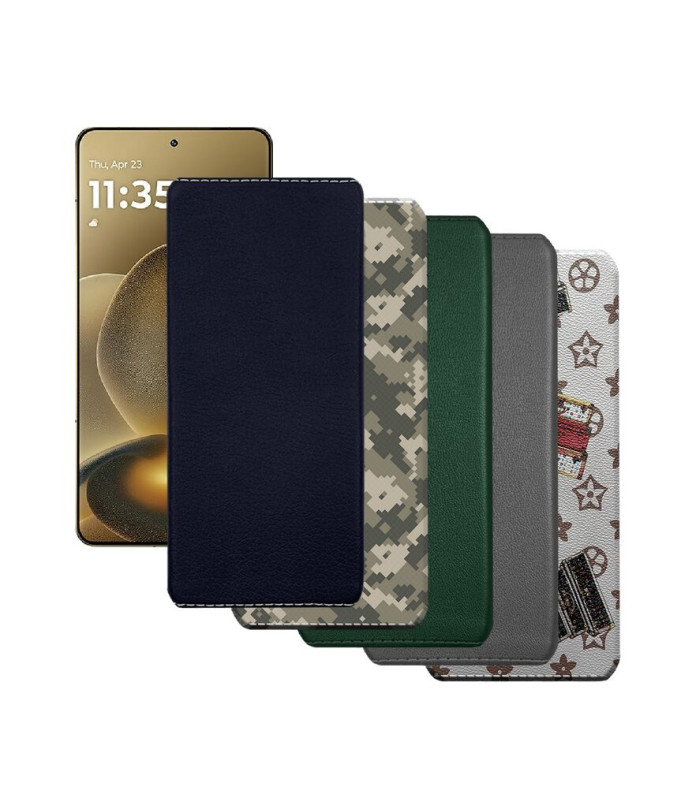 Накладка з екошкіри для телефону Motorola Signature