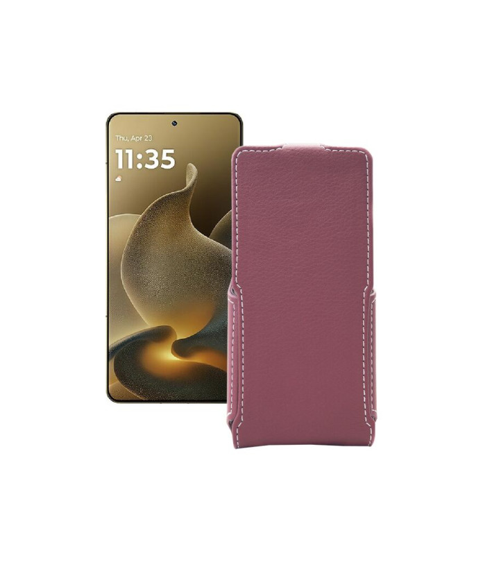 Чохол-флип з екошкіри для телефону Motorola Signature