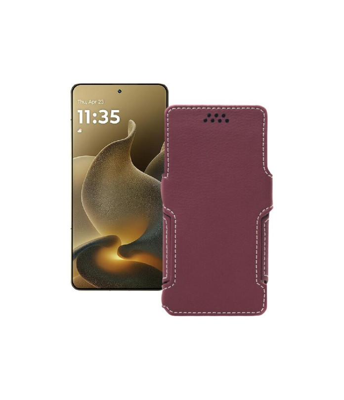 Чохол-книжка з екошкіри для телефону Motorola Signature