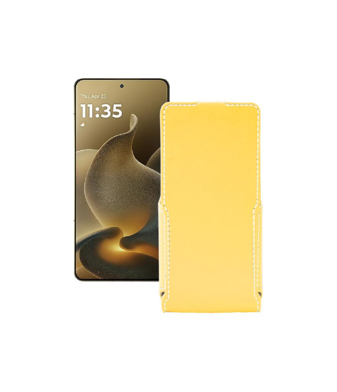 Чохол-флип з екошкіри для телефону Motorola Signature