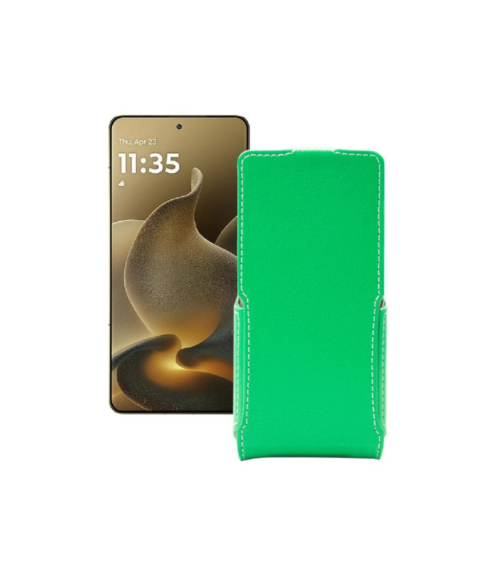 Чохол-флип з екошкіри для телефону Motorola Signature