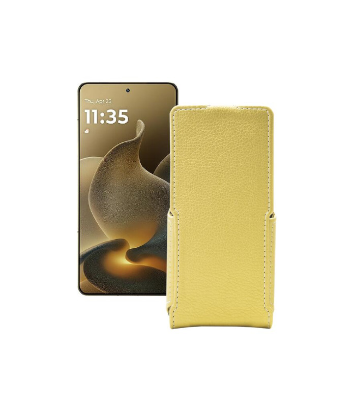 Чохол-флип з екошкіри для телефону Motorola Signature