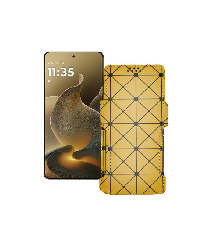 Чохол-книжка з екошкіри для телефону Motorola Signature