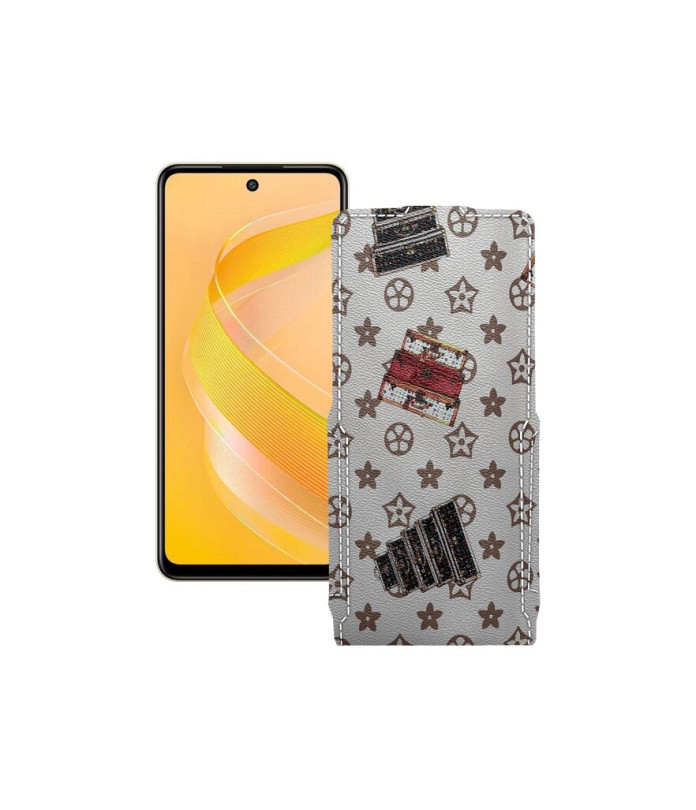 Чохол-флип з екошкіри для телефону Infinix Smart 8 Plus