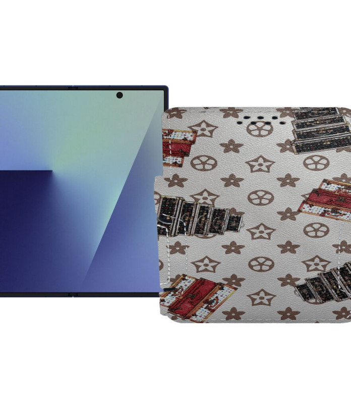 Чохол-книжка з екошкіри для телефону Samsung Galaxy Z Fold 7