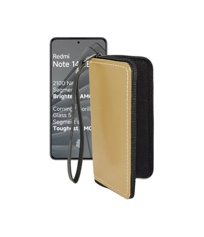 Чохол-гаманець з екошкіри для телефону Xiaomi Redmi Note 14 SE 5G