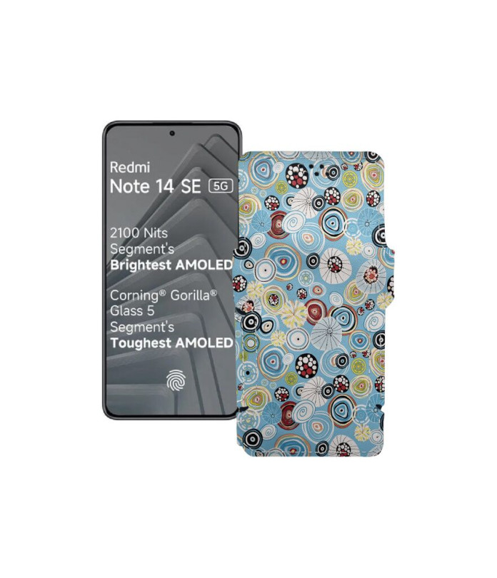 Чохол-книжка з екошкіри для телефону Xiaomi Redmi Note 14 SE 5G