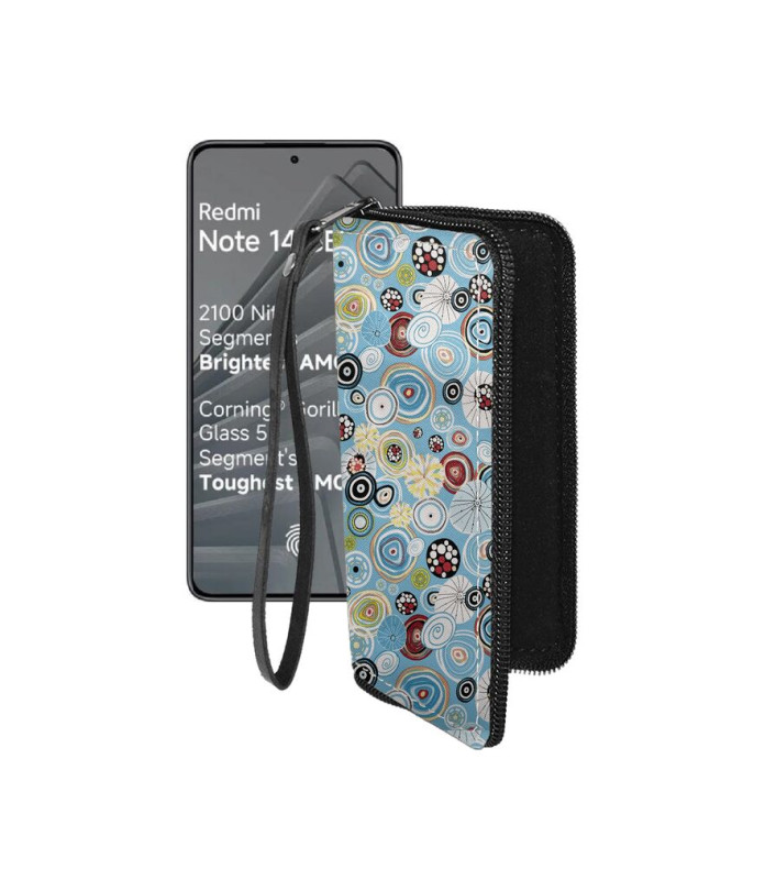 Чохол-гаманець з екошкіри для телефону Xiaomi Redmi Note 14 SE 5G