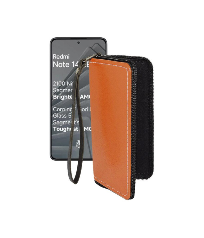 Чохол-гаманець з екошкіри для телефону Xiaomi Redmi Note 14 SE 5G