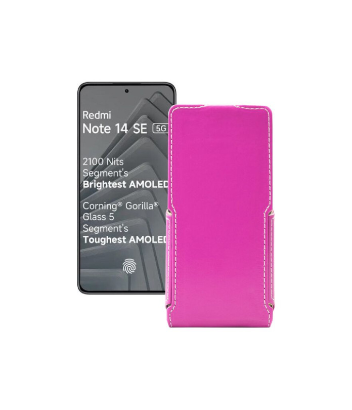 Чохол-флип з екошкіри для телефону Xiaomi Redmi Note 14 SE 5G