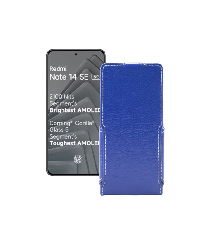 Чохол-флип з екошкіри для телефону Xiaomi Redmi Note 14 SE 5G