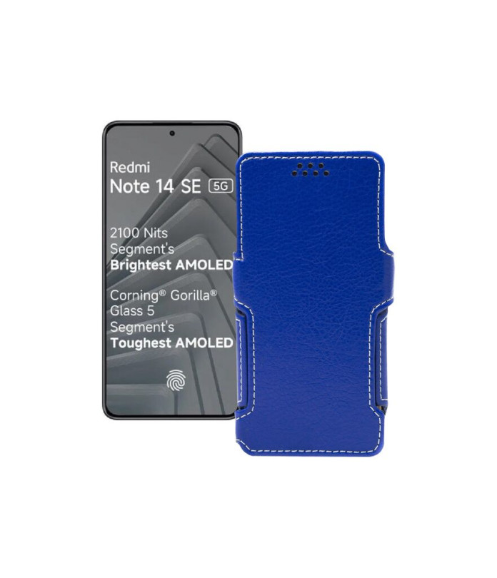 Чохол-книжка з екошкіри для телефону Xiaomi Redmi Note 14 SE 5G