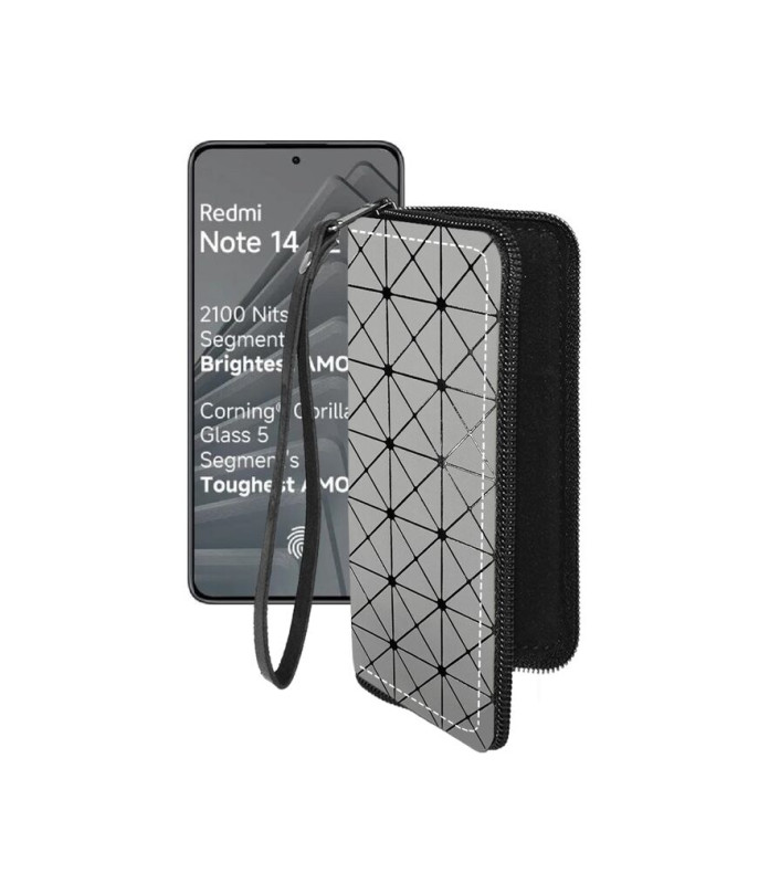Чохол-гаманець з екошкіри для телефону Xiaomi Redmi Note 14 SE 5G