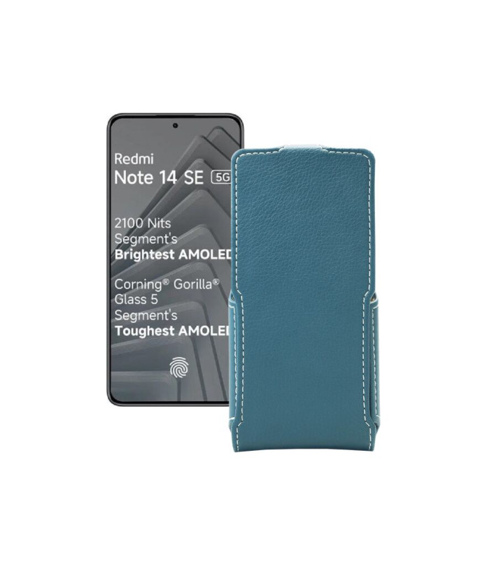 Чохол-флип з екошкіри для телефону Xiaomi Redmi Note 14 SE 5G