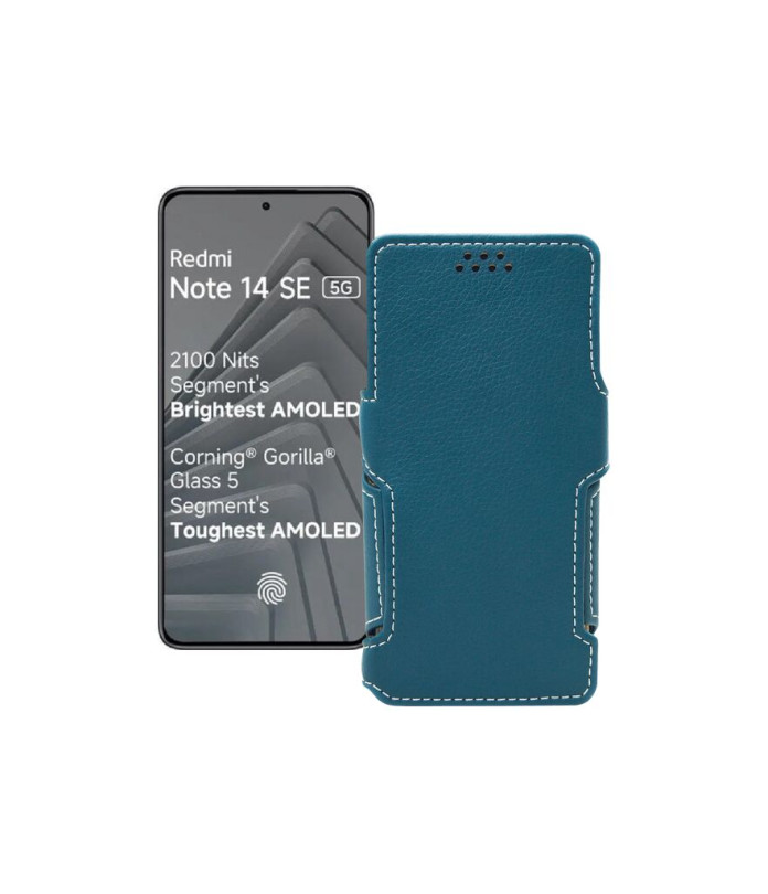 Чохол-книжка з екошкіри для телефону Xiaomi Redmi Note 14 SE 5G
