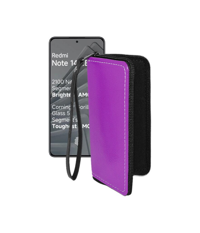 Чохол-гаманець з екошкіри для телефону Xiaomi Redmi Note 14 SE 5G