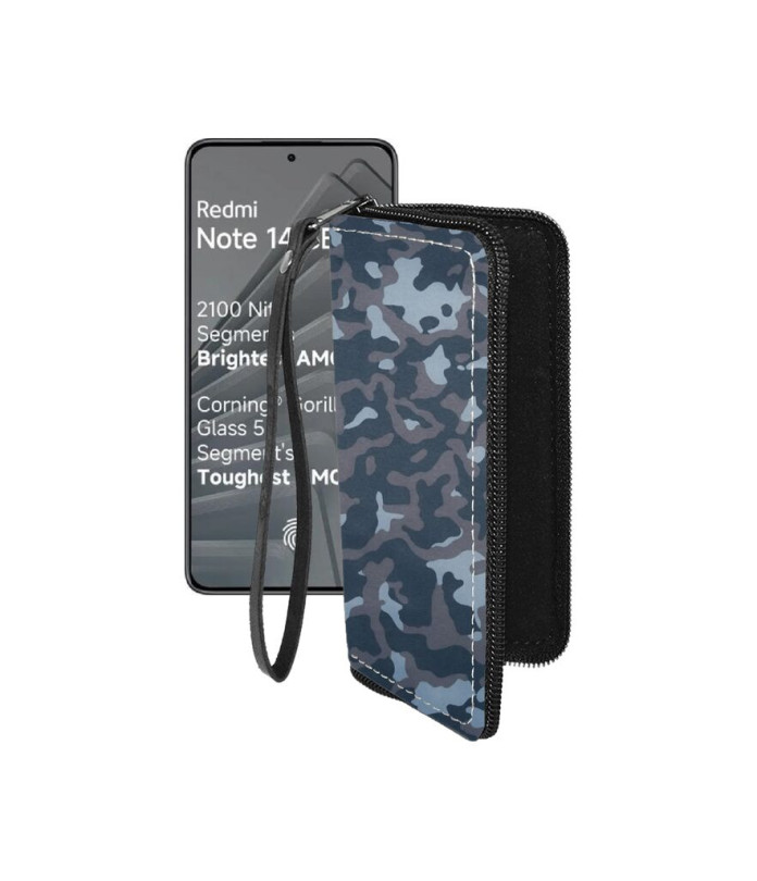 Чохол-гаманець з екошкіри для телефону Xiaomi Redmi Note 14 SE 5G