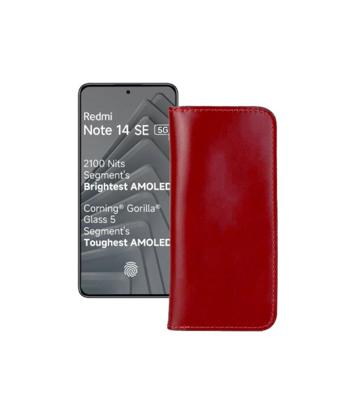 Портмоне з екошкіри для телефону Xiaomi Redmi Note 14 SE 5G