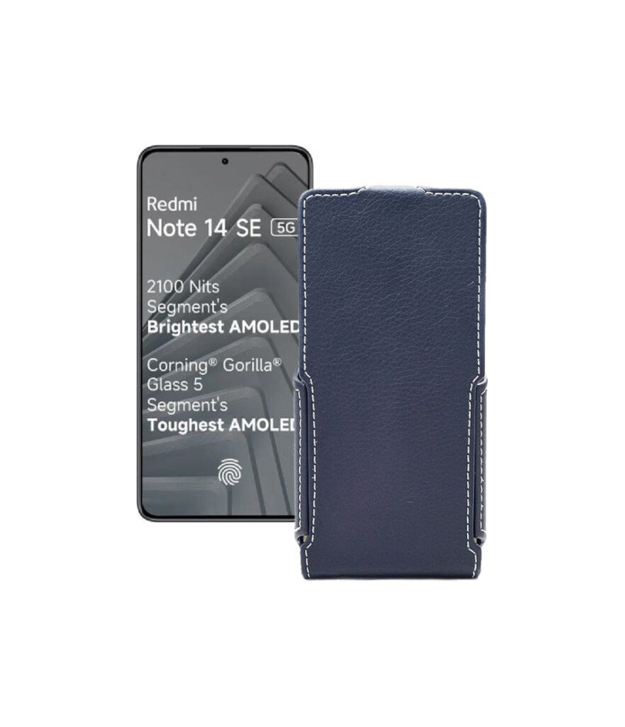 Чохол-флип з екошкіри для телефону Xiaomi Redmi Note 14 SE 5G