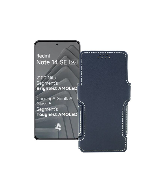 Чохол-книжка з екошкіри для телефону Xiaomi Redmi Note 14 SE 5G