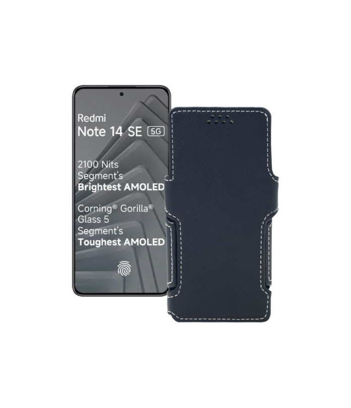 Чохол-книжка з екошкіри для телефону Xiaomi Redmi Note 14 SE 5G