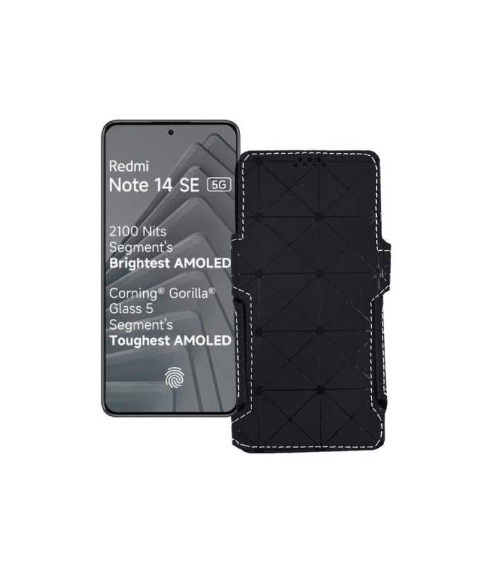Чохол-книжка з екошкіри для телефону Xiaomi Redmi Note 14 SE 5G