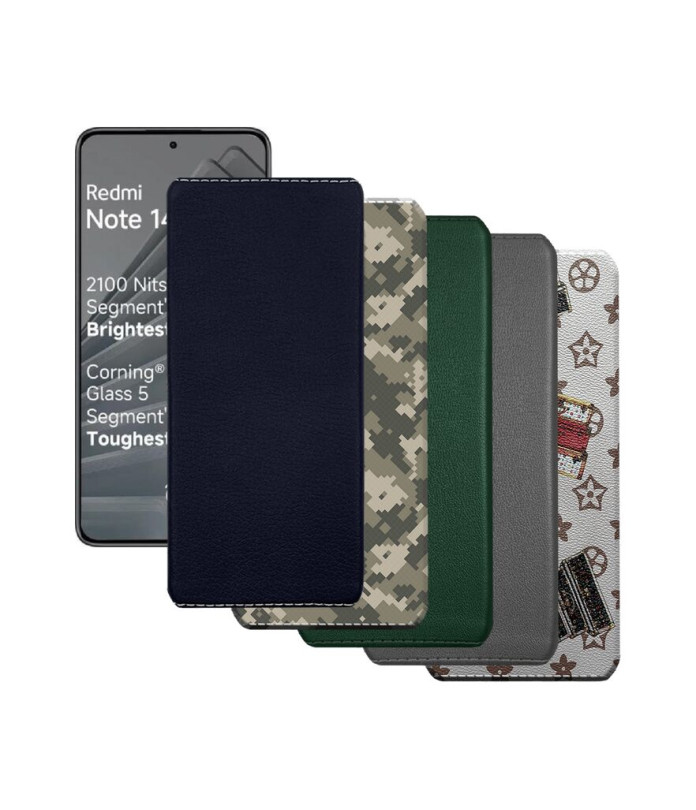 Накладка з екошкіри для телефону Xiaomi Redmi Note 14 SE 5G