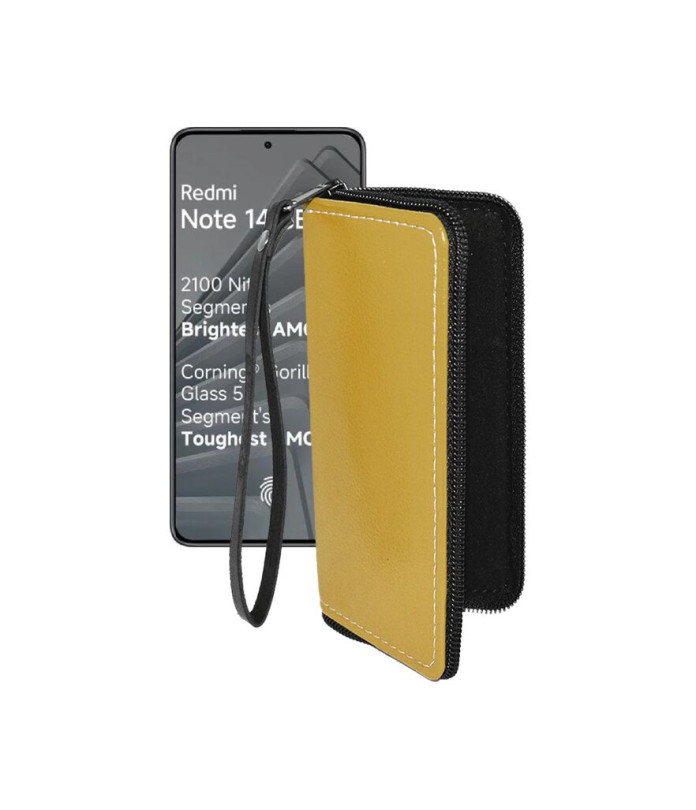 Чохол-гаманець з екошкіри для телефону Xiaomi Redmi Note 14 SE 5G