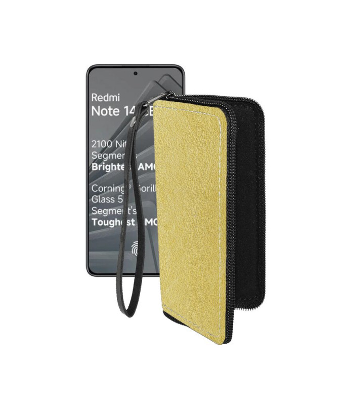 Чохол-гаманець з екошкіри для телефону Xiaomi Redmi Note 14 SE 5G
