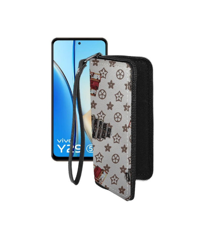 Чохол-гаманець з екошкіри для телефону Vivo Y29 5G