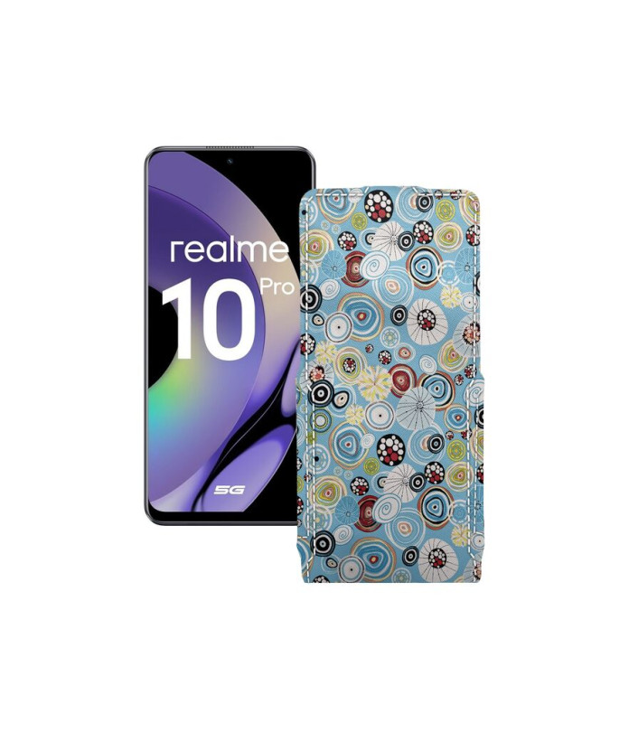 Чохол-флип з екошкіри для телефону Realme 10 Pro