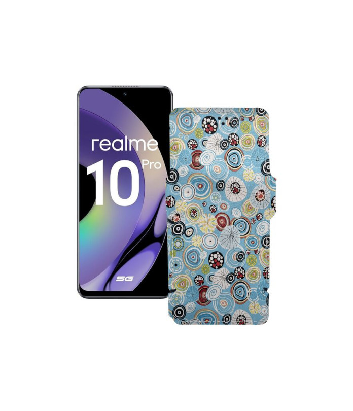 Чохол-книжка з екошкіри для телефону Realme 10 Pro