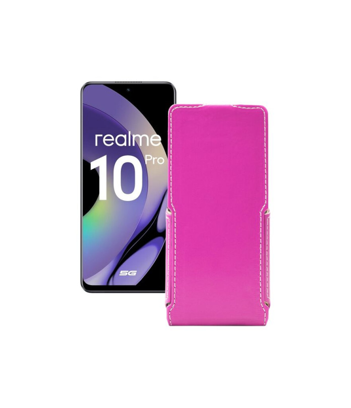 Чохол-флип з екошкіри для телефону Realme 10 Pro