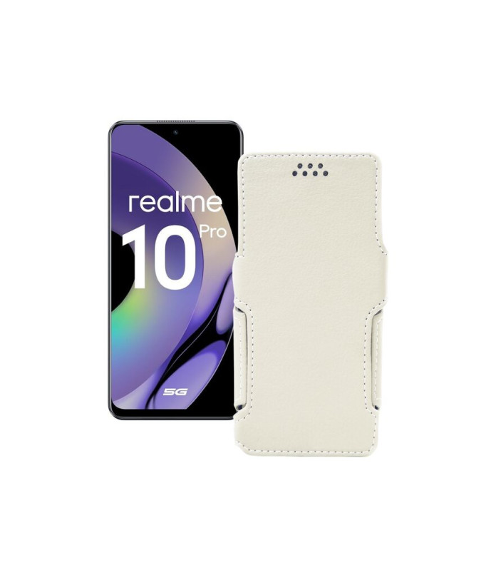 Чохол-книжка з екошкіри для телефону Realme 10 Pro