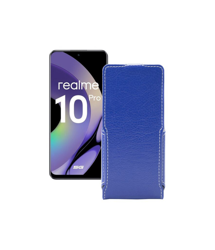 Чохол-флип з екошкіри для телефону Realme 10 Pro